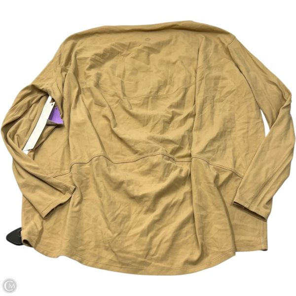 Athletic Top Long Sleeve Crewneck By Lululemon In Beige, Size: M Sale - Image 2