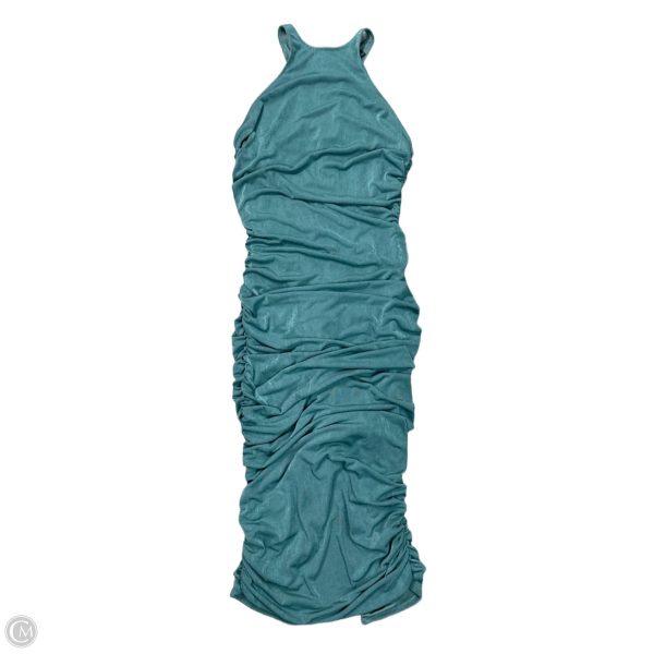 Dress Casual Midi By CHRYSANTHEMUM In Green, Size: Xl on Sale