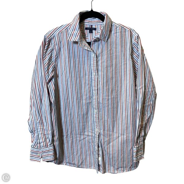 Top Long Sleeve By Tommy Hilfiger In Striped Pattern, Size: S Online