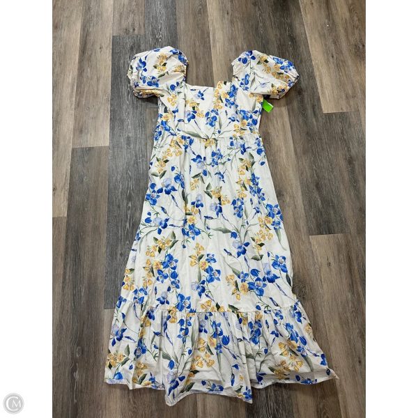 Dress Casual Short By Express In Floral Print, Size: Xl Hot on Sale