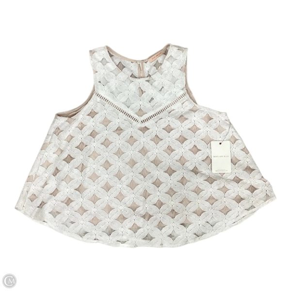 Top Sleeveless By Skies Are Blue In Cream, Size: Xs Online now