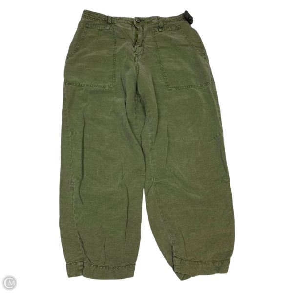 Pants Cropped By Anthropologie In Green, Size: 6 Cheap