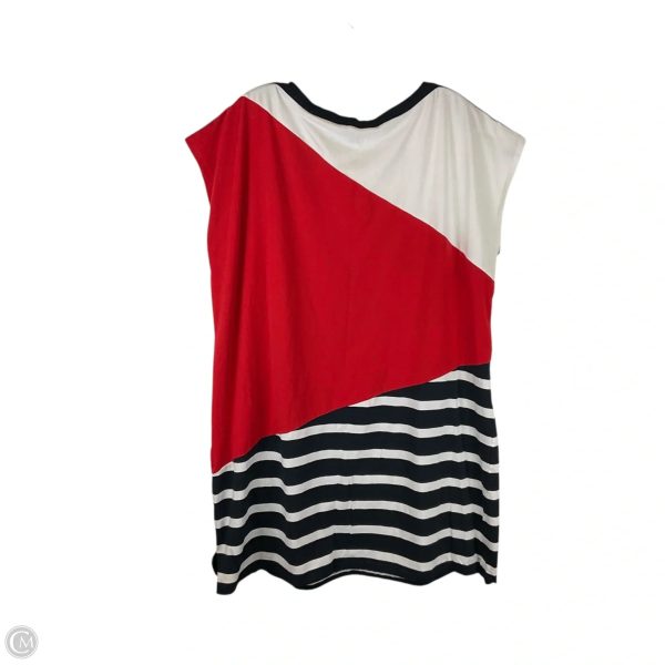 Dress Casual Short By Tommy Hilfiger In Blue & Red & White, Size: Xxl Online Sale - Image 2
