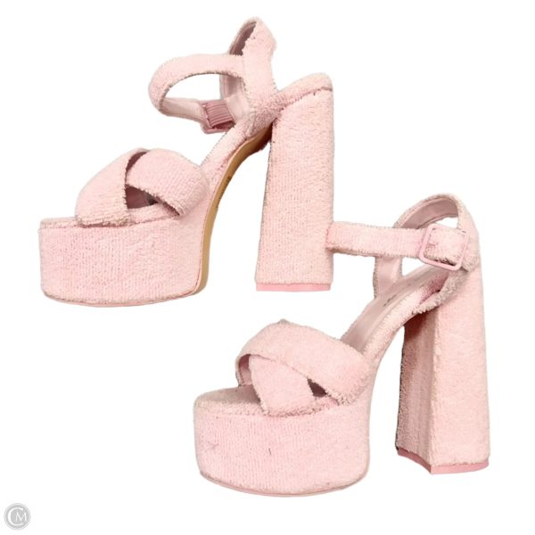 Shoes Heels Block By Public Desire In Pink, Size: 5 Fashion - Image 2