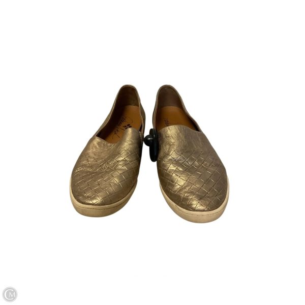 Shoes Designer By Patricia Nash In Gold, Size: 8.5 Sale - Image 4