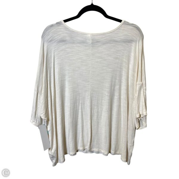 Top Short Sleeve By Old Navy In Cream, Size: L Online - Image 2