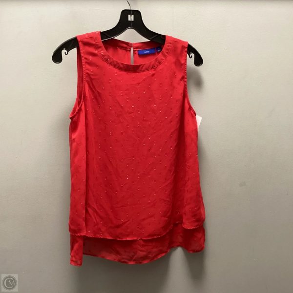 Top Sleeveless Basic By Apt 9 In Red, Size: S For Cheap