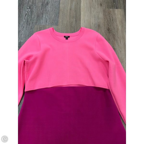Dress Casual Midi By Express In Pink, Size: Xl Online Sale - Image 3