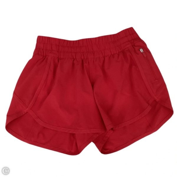 Athletic Shorts By Lululemon In Red, Size: 6 Online now