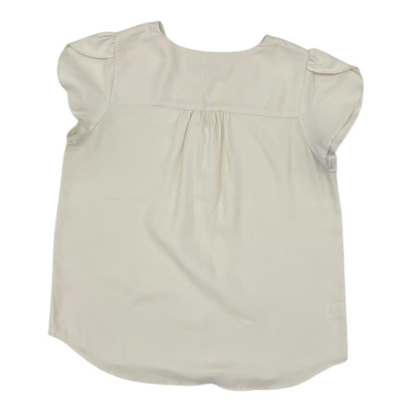 Blouse Ss By Loft In Cream, Size:M Discount - Image 2