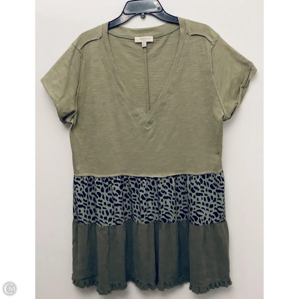 Top Short Sleeve By Umgee In Green, Size: Xl Supply
