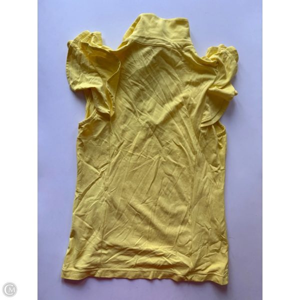 Top Short Sleeve Designer By Lilly Pulitzer In Yellow, Size: S For Cheap - Image 2