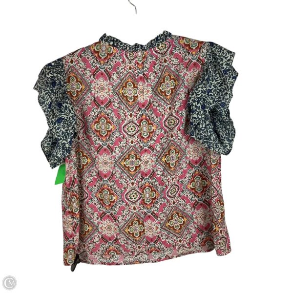 Top Short Sleeve By Thml In Multi-colored, Size: L Online Sale - Image 2
