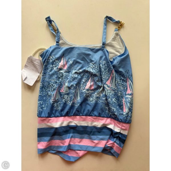 Top Sleeveless Designer By Lilly Pulitzer In Blue, Size: S Fashion - Image 2