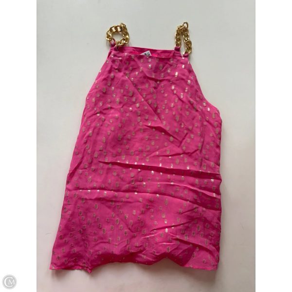 Top Sleeveless Designer By Lilly Pulitzer In Pink, Size: 4 For Cheap