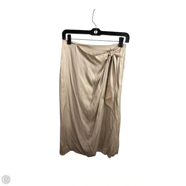 Skirt Midi By Club Monaco In Tan, Size: 0 Online now