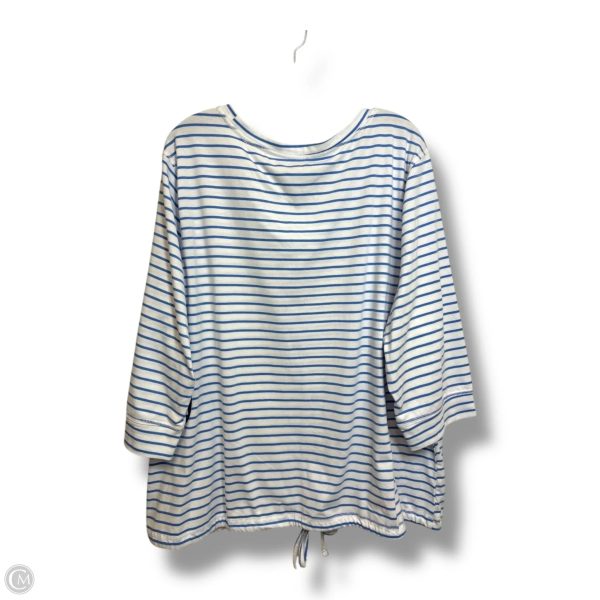 Top 3 4 Sleeve By Clothes Mentor In Beach, Size: 3x Online - Image 2