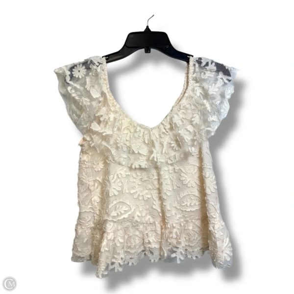 Top Sleeveless By Anthropologie In Cream, Size: S on Sale - Image 2