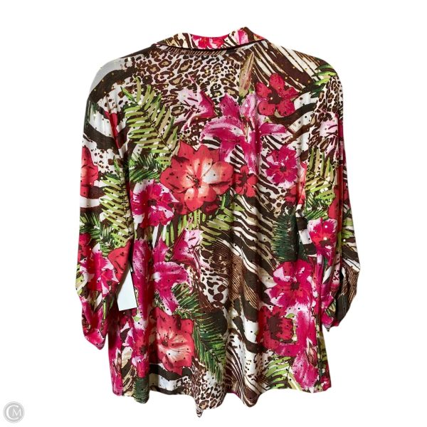 Top Long Sleeve By Clothes Mentor In Multi-colored, Size: L Cheap - Image 2