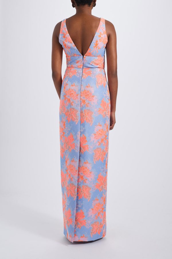 Abstract Jacquard Gown Online Hot Sale - Image 2