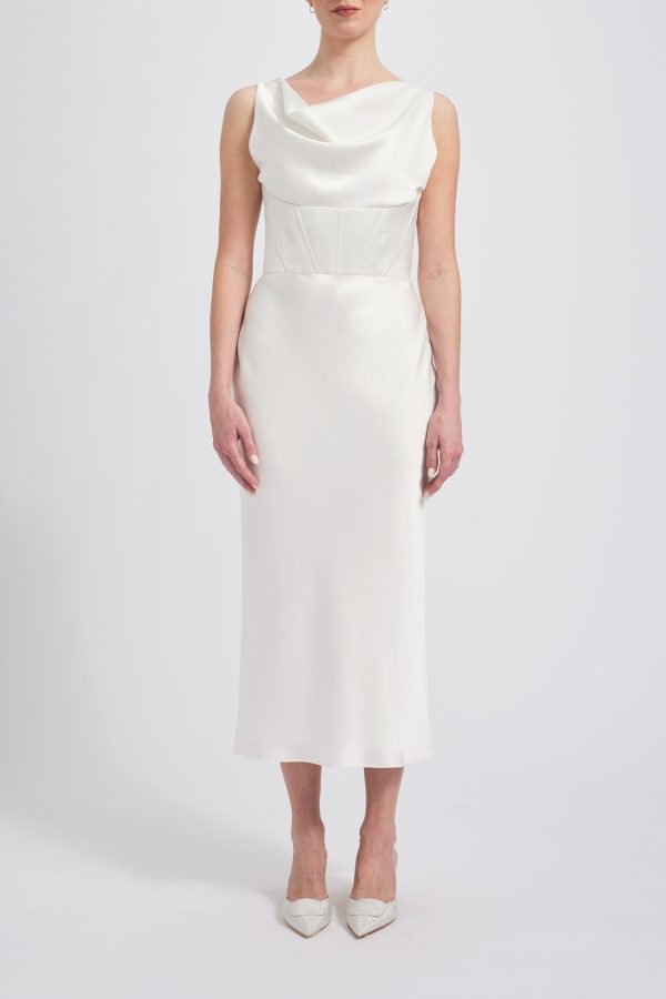 Fluid Satin Corset Dress Online