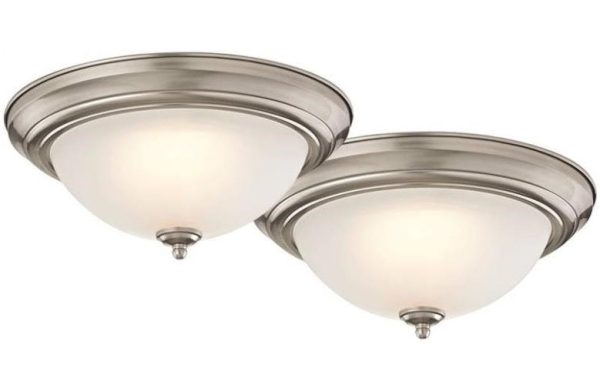 Soundbest ZD13-BR-C Flush Mount LED Ceiling Light Fixture, Bronze on Sale